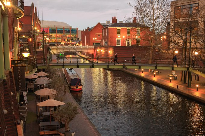 Brindleyplace and canal